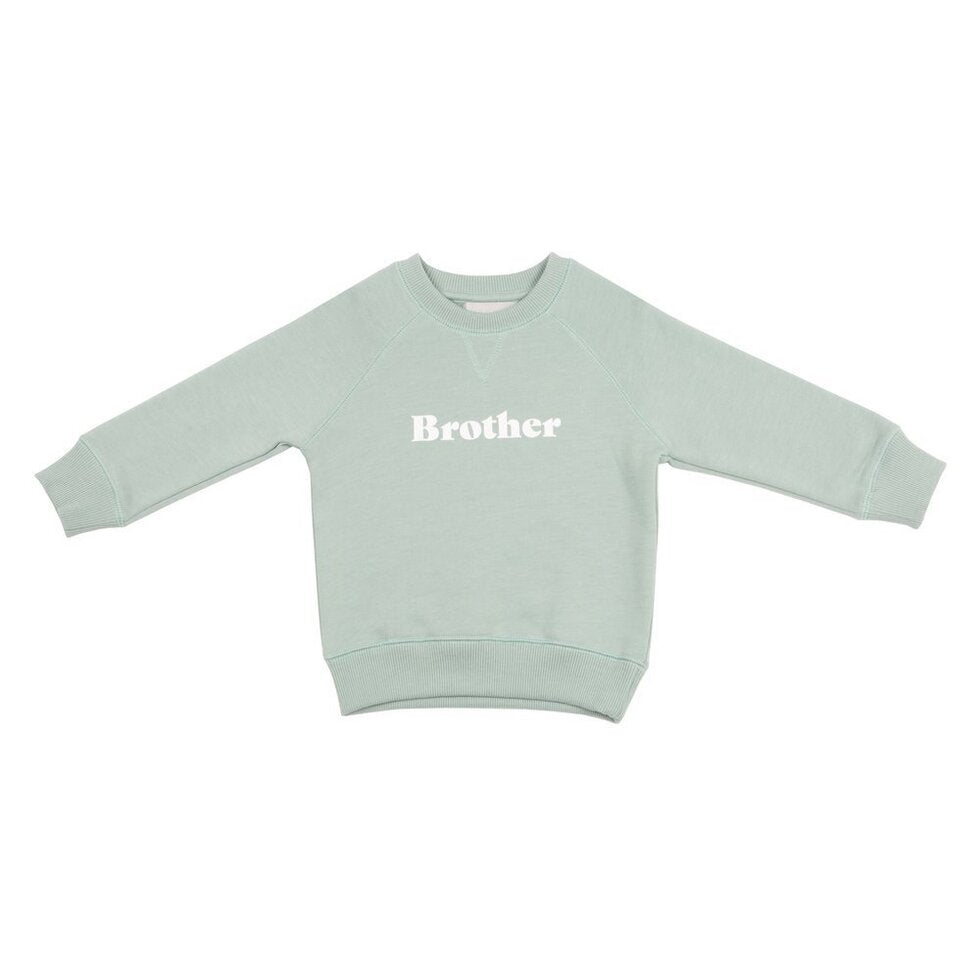 Bob & Blossom Sage 'Brother' Sweatshirt