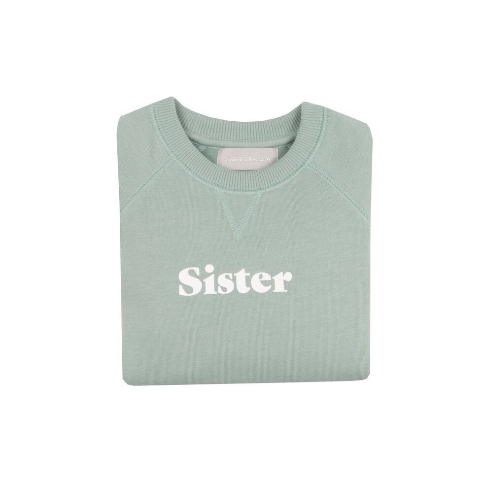Bob & Blossom Sage 'Sister' Sweatshirt