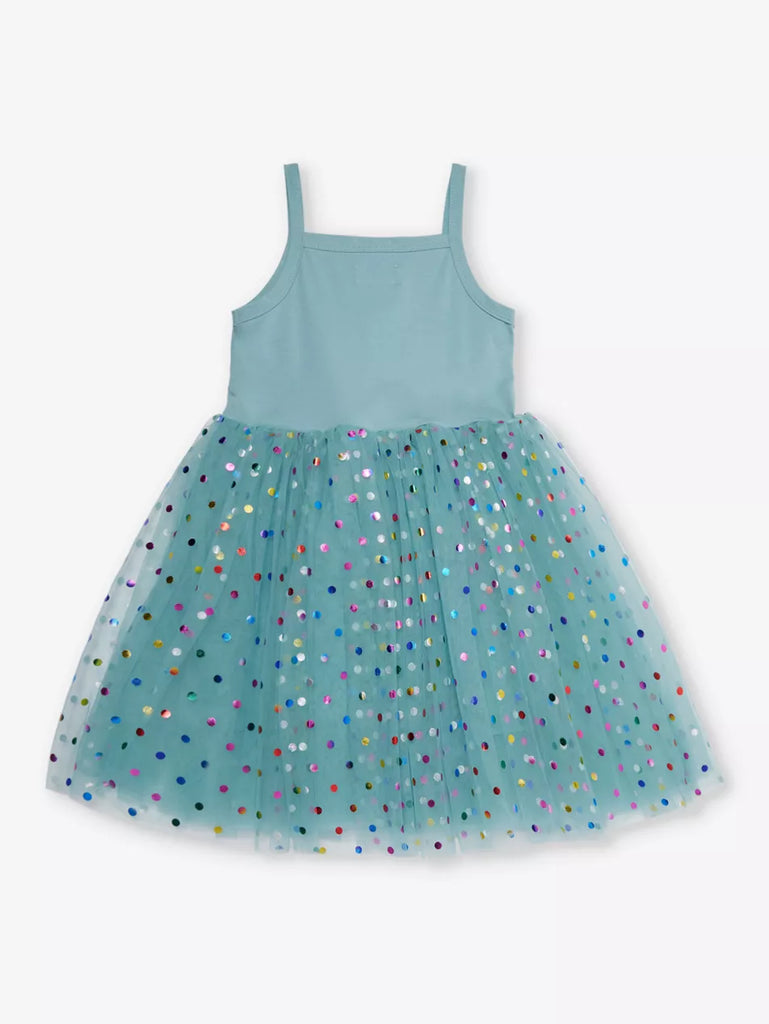 Bob & Blossom Turquoise Spot Tutu Dress