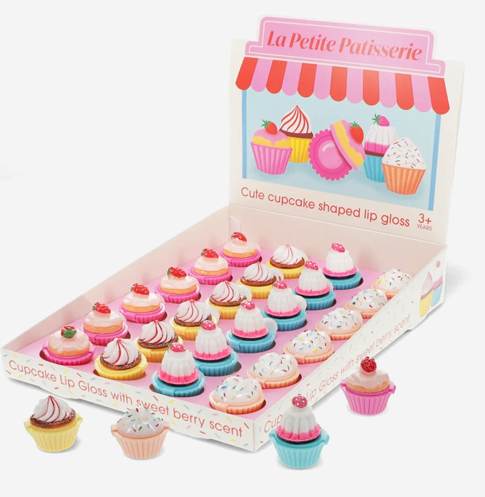 Rex London la Petite Patisserie Cupcake Lip Balm  With Sweet Berry Scent - Assorted