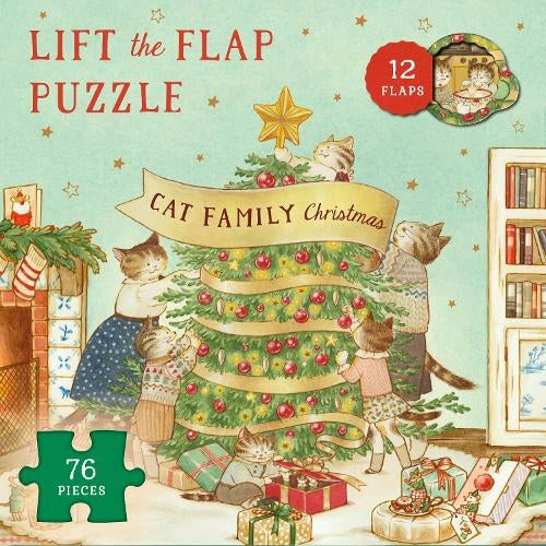 Cat Family Christmas Lift The Flap Jigsaw Puzzle