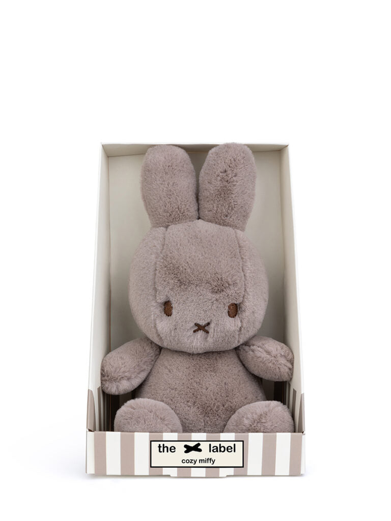 Cozy Miffy Sitting Taupe In Giftbox