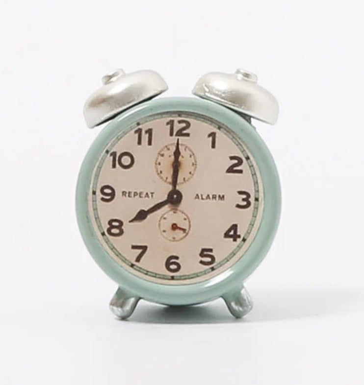 Maileg Miniature Alarm Clock - Mint