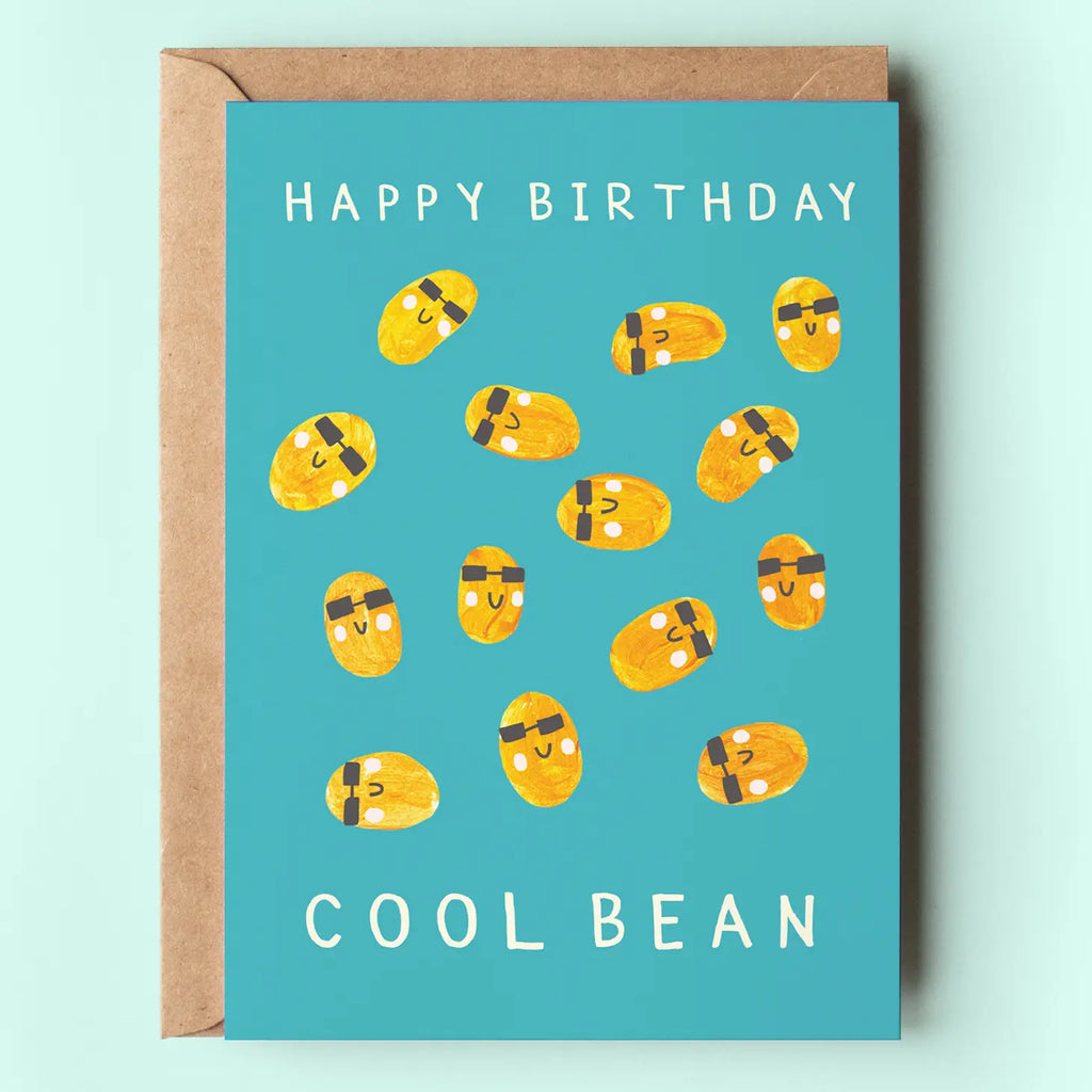 Darcie Olley Cool Bean Birthday Card