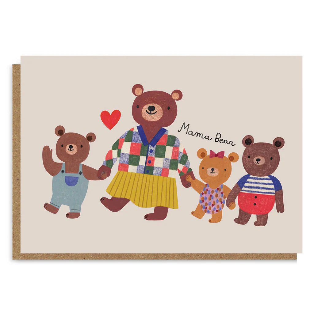 Daria Solak Illustrations Mamma Bear Card