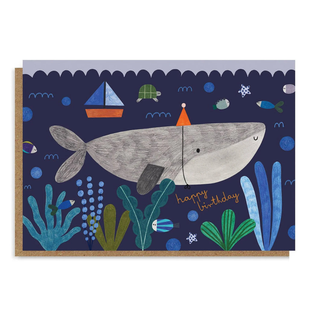 Daria Solak Illustrations Underwater Birthday Card