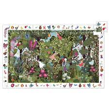 Djeco Garden Play Time Observation Puzzle 100pcs