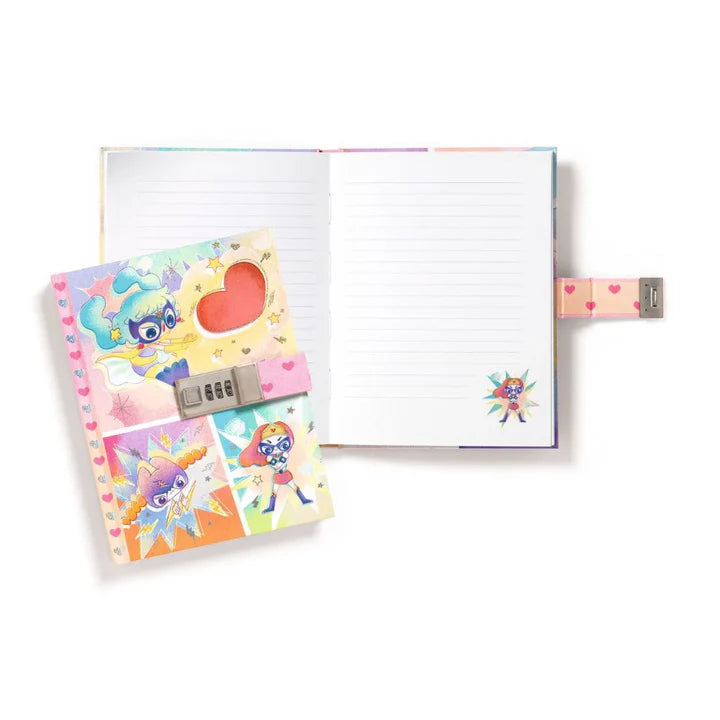 Djeco Lovely Paper Carnet Secret Diary - Lam