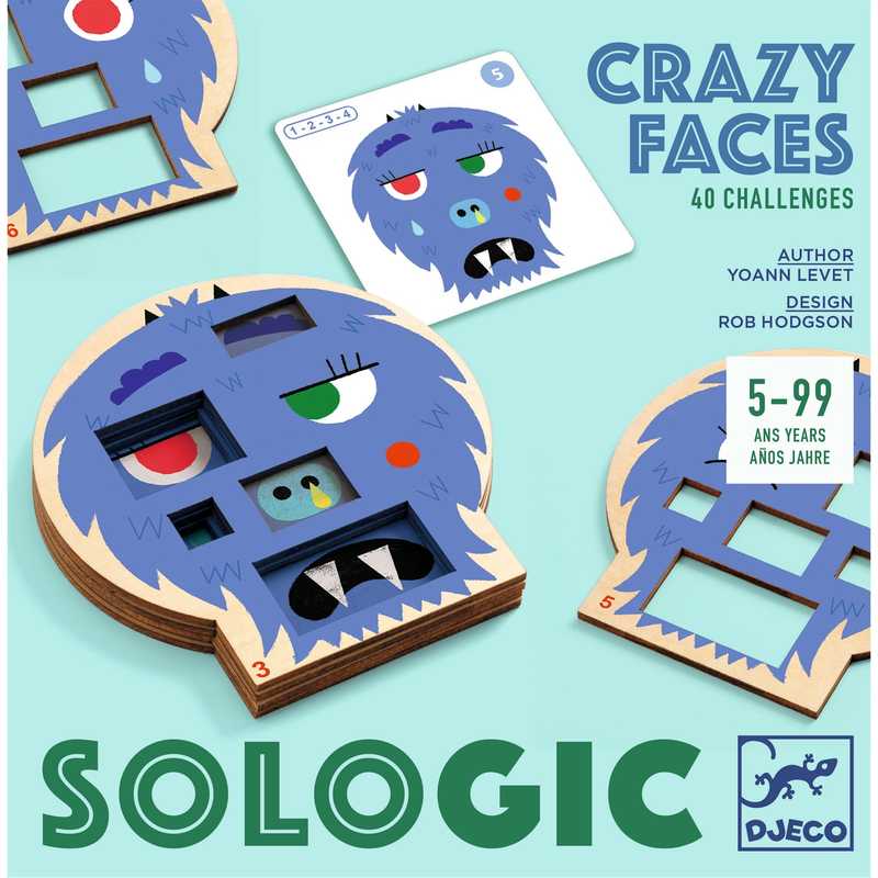 Djeco Sologic Crazy Faces Game