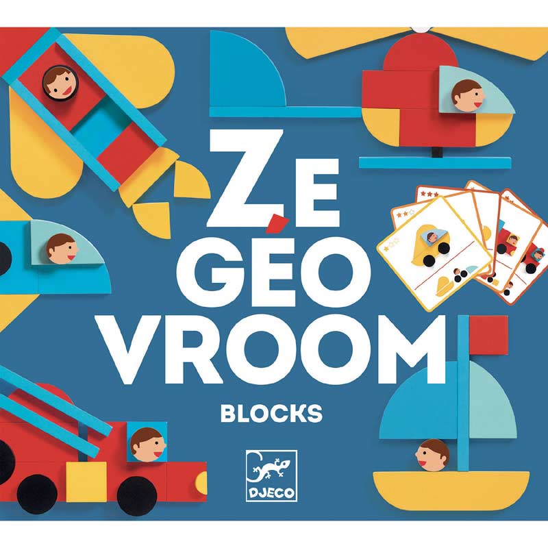 Djeco Ze Geo Boom Blocks