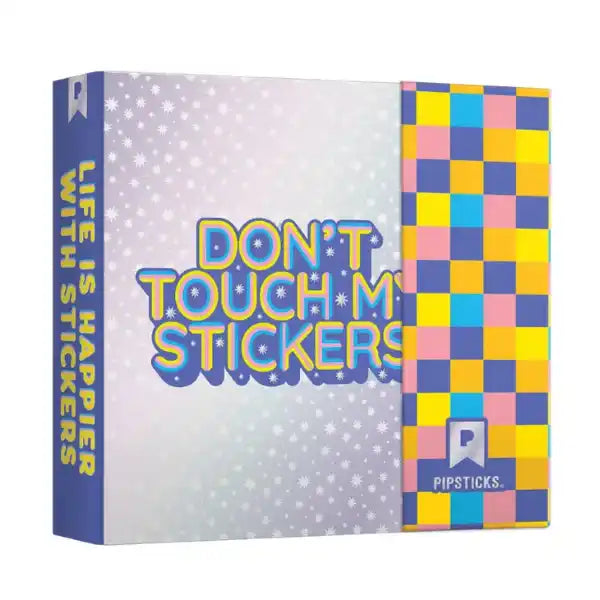 Pipsticks Don't Touch My Stickers Sticker Keeper