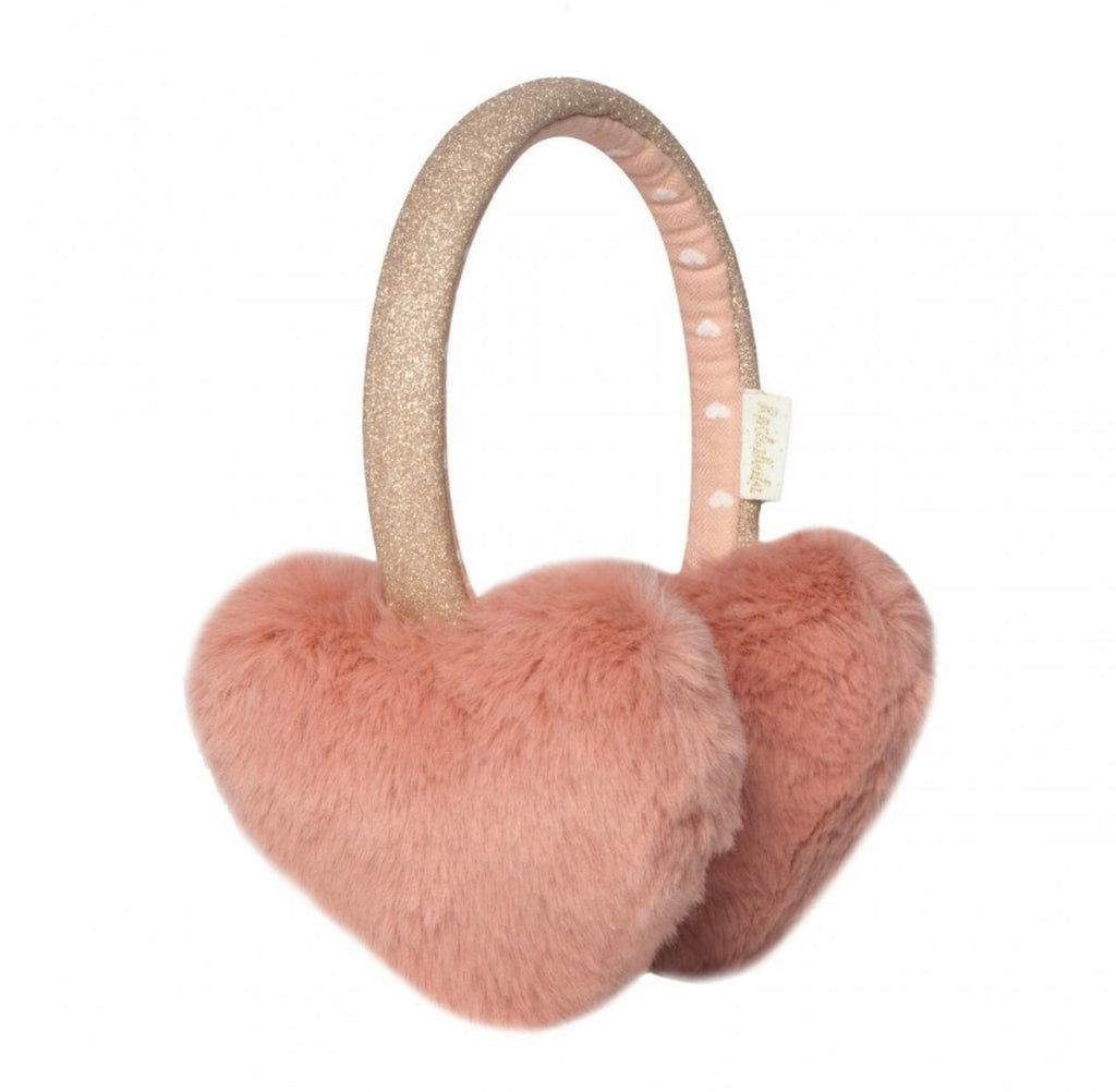 Rockahula Fluffy Love Heart Earmuffs