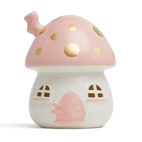 Little Belle Fairy House Night Light - Porcelain
