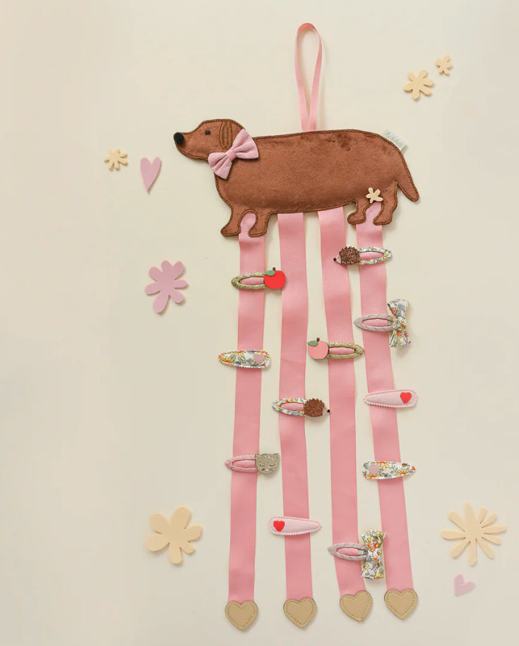 Rockahula Sausage Dog 4 Ribbon Clip Hanger