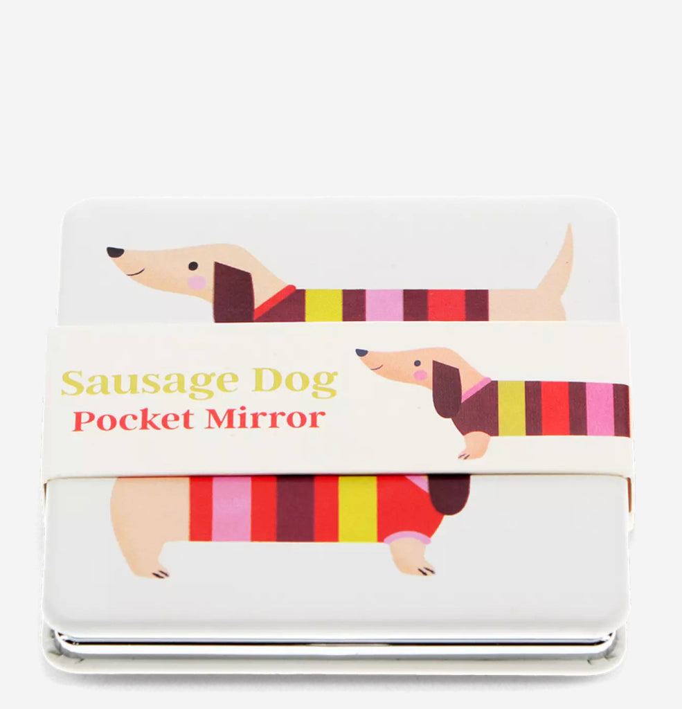 Pocket Mirror - Sausage Dog