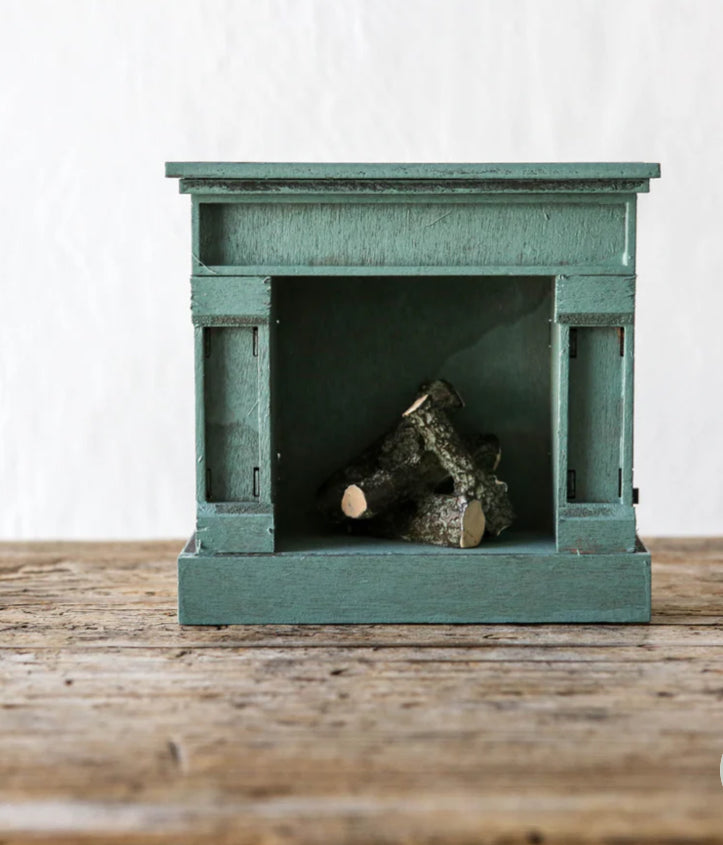 Maileg Fireplace - Blue