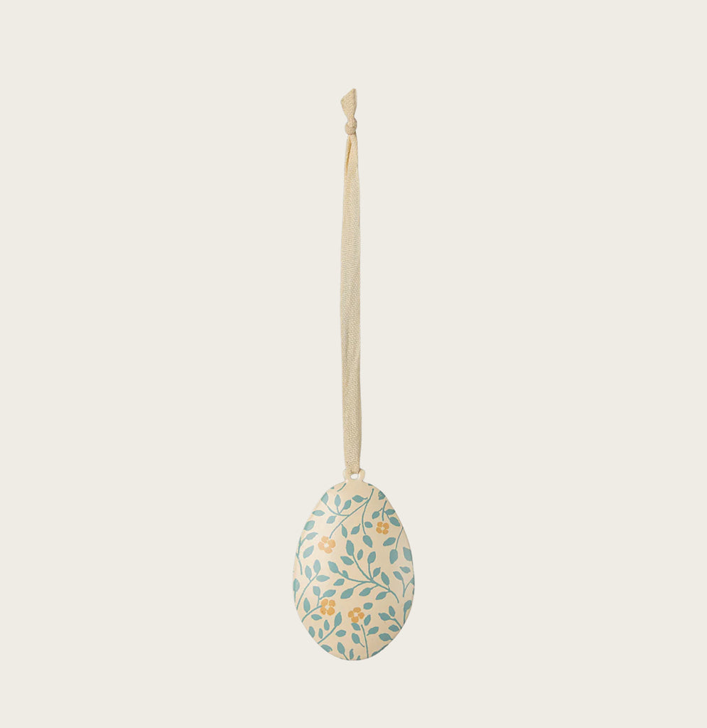 Maileg Metal Easter Egg Ornament, Branches - Mint