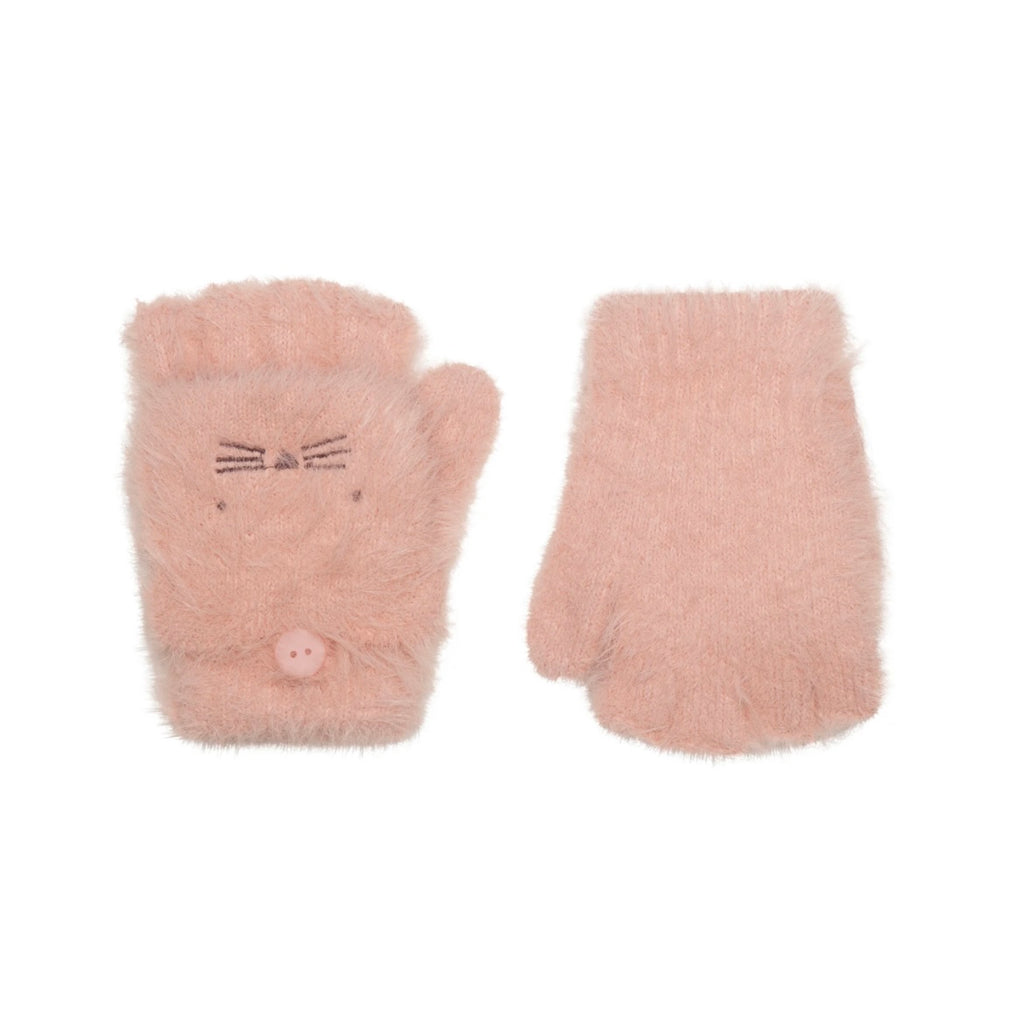 Rockahula Girls Fluffy Faux Fur Clara Cat Gloves