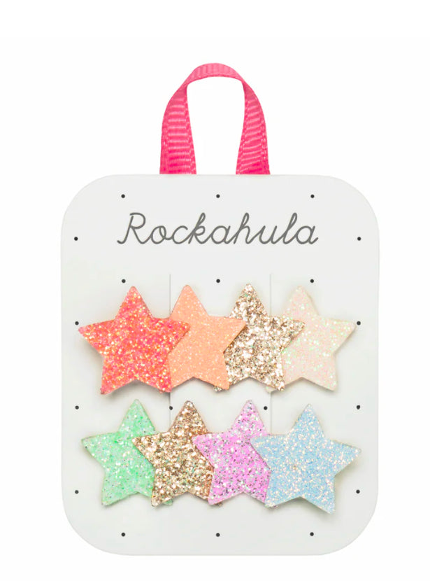 Rockahula Rainbow Shimmer Star Clips