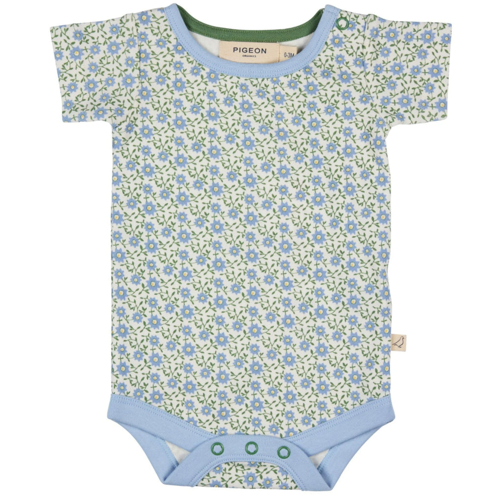 Pigeon Organics Summer Body - Ditsy Blue