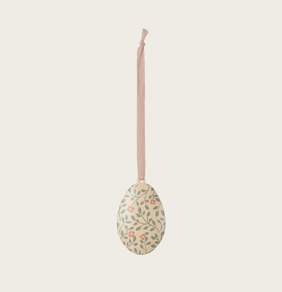 Maileg Metal Easter Egg Ornament, Branches - Olive