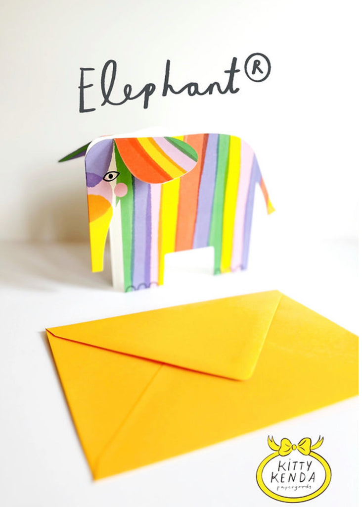 Kitty Kenda Papergoods - Elephant®️ Card