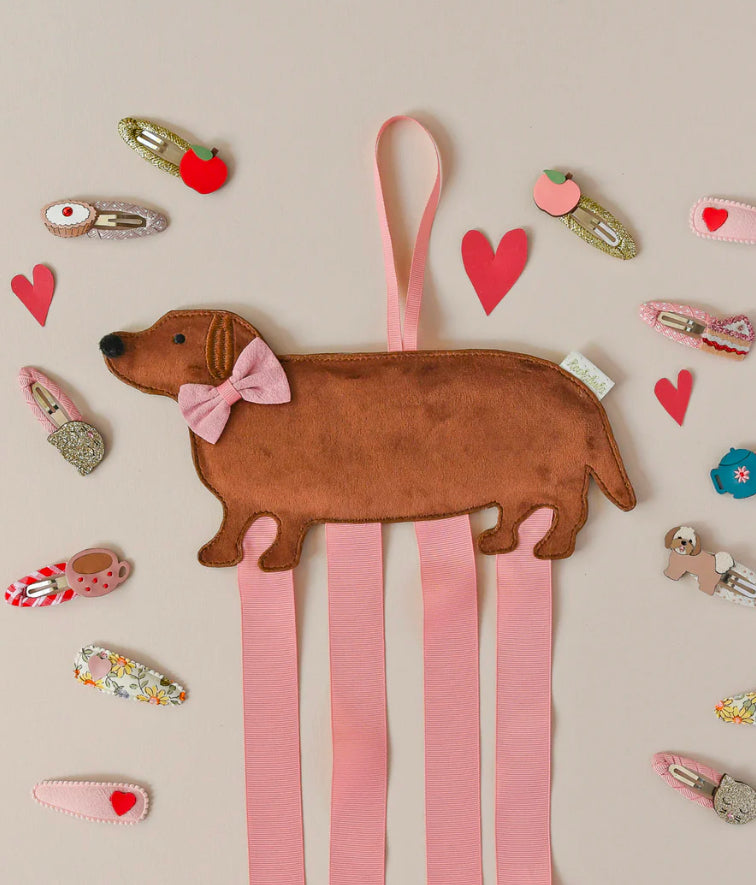 Rockahula Sausage Dog 4 Ribbon Clip Hanger