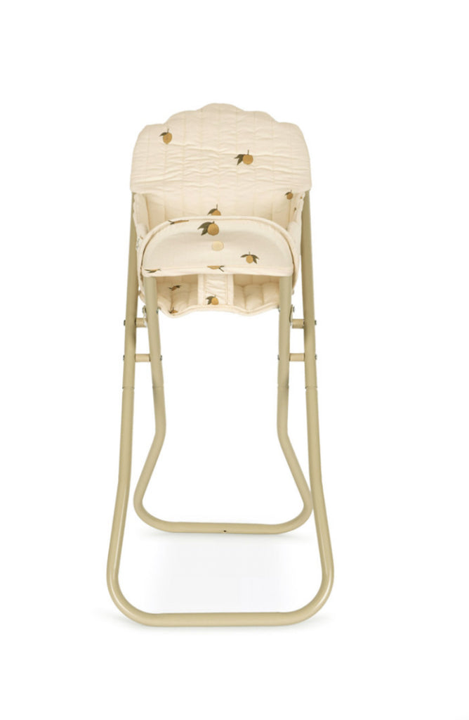 Konges Slojd Doll High Chair - Lemon