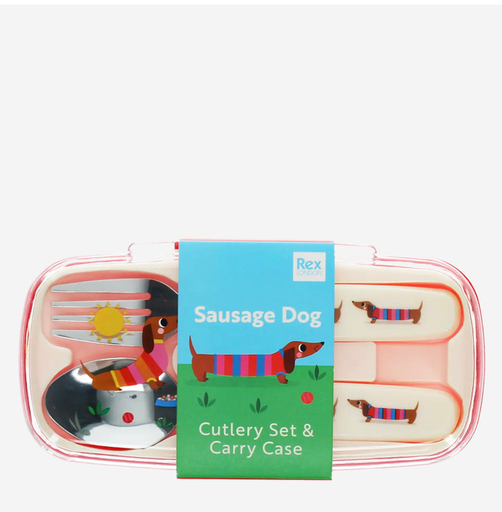 Children's cutlery set - Sausage Dog