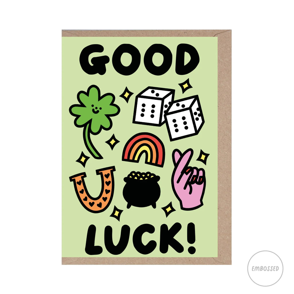 Rumble Cards - Good Luck (Embossed)