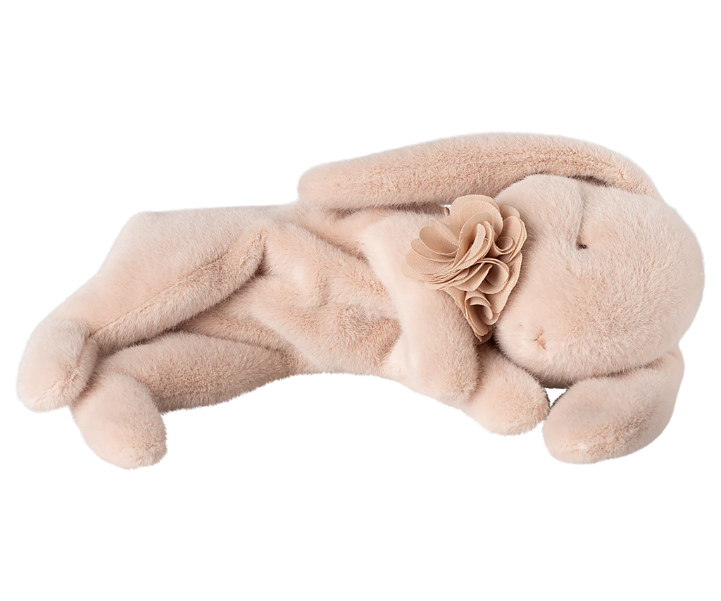 Maileg Sleeping Bunny Plush, Small - Powder