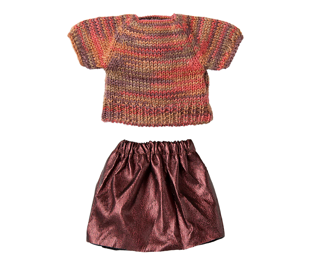 Maileg Skirt and Knitted Blouse For Mum Mouse
