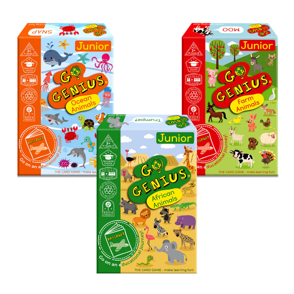 Go Genius Junior Animal Card Games
