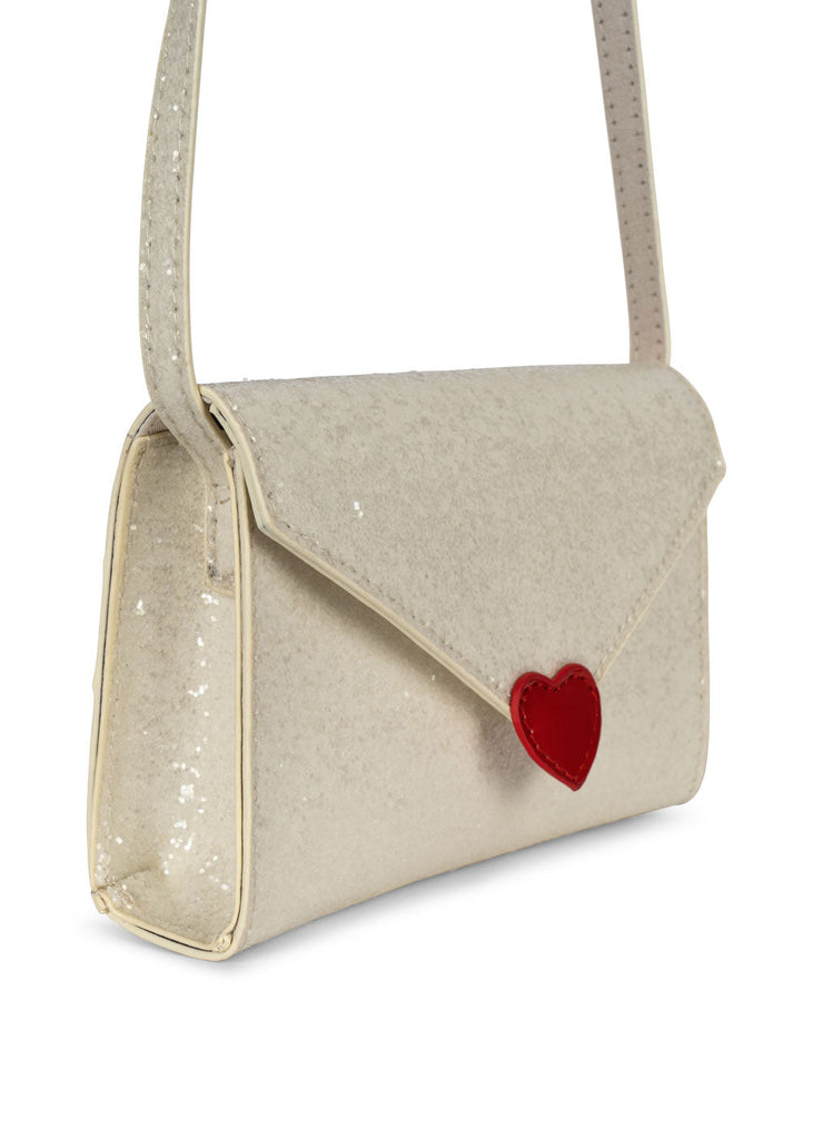 Konges Sløjd Love Letter Bag - Cream Glitter