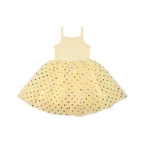 Bob & Blossom Lemon Spot Dress