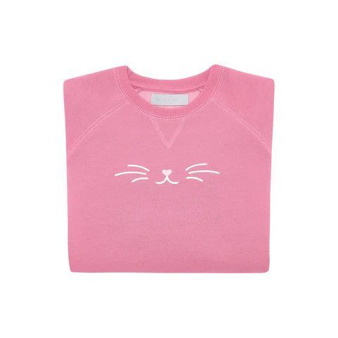 Bob & Blossom Pink Cat Sweatshirt