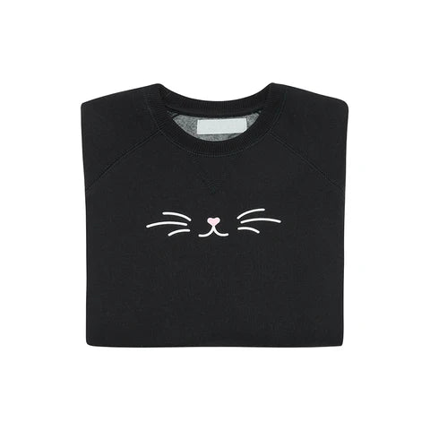 Bob & Blossom Black Cat Sweatshirt