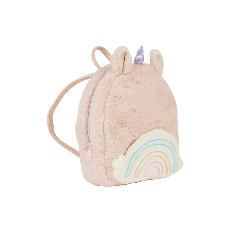 Olli Ella Hopalong Unicorn Backpack - Pink