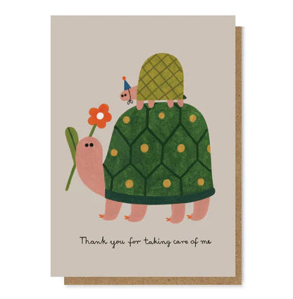 Daria Solak Illustrations Turtles Thank You Card