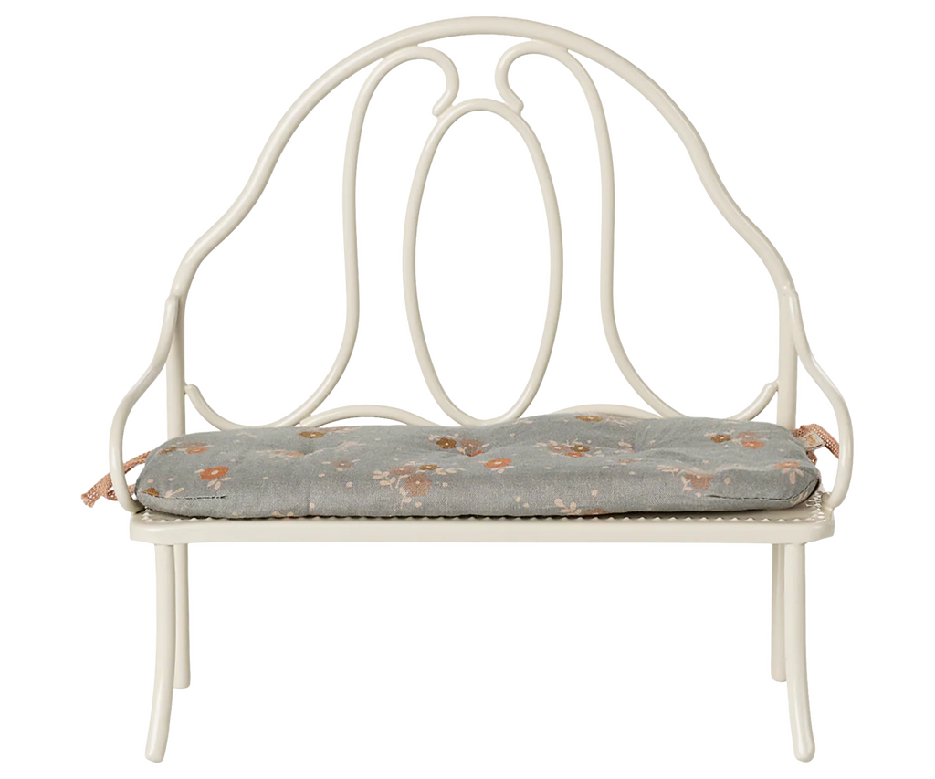 Maileg vintage bench miniature - off white