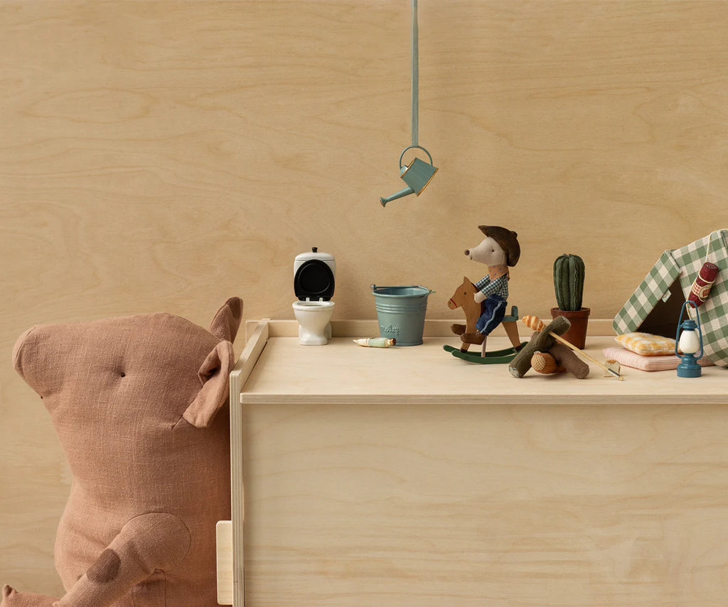 Maileg Cowboy on Rocking Horse - Little Brother