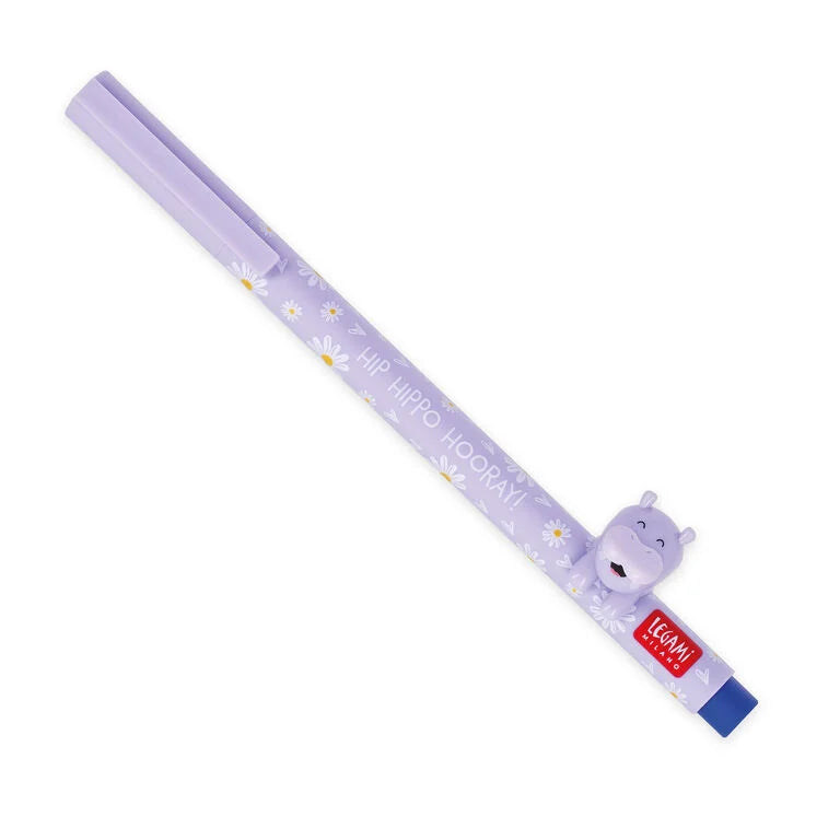 Legami Hippo Gel Pen - Lovely Friends