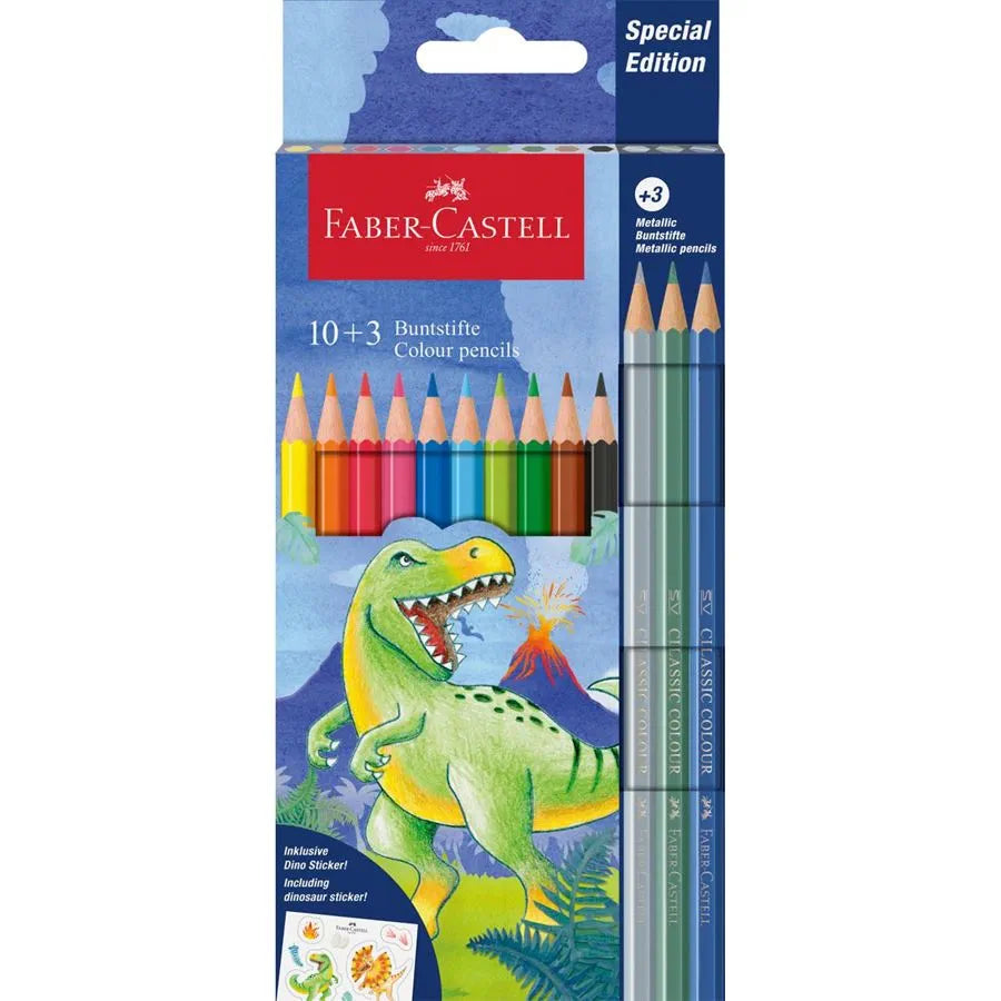 Faber-Castell Colouring Pencils - Dinosaur