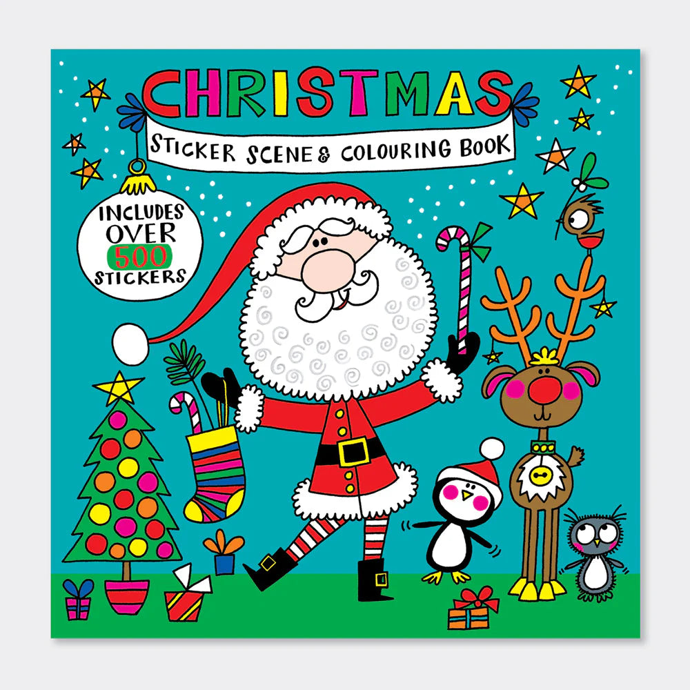 Rachel Ellen Christmas Sicker Scene And Colouring Book