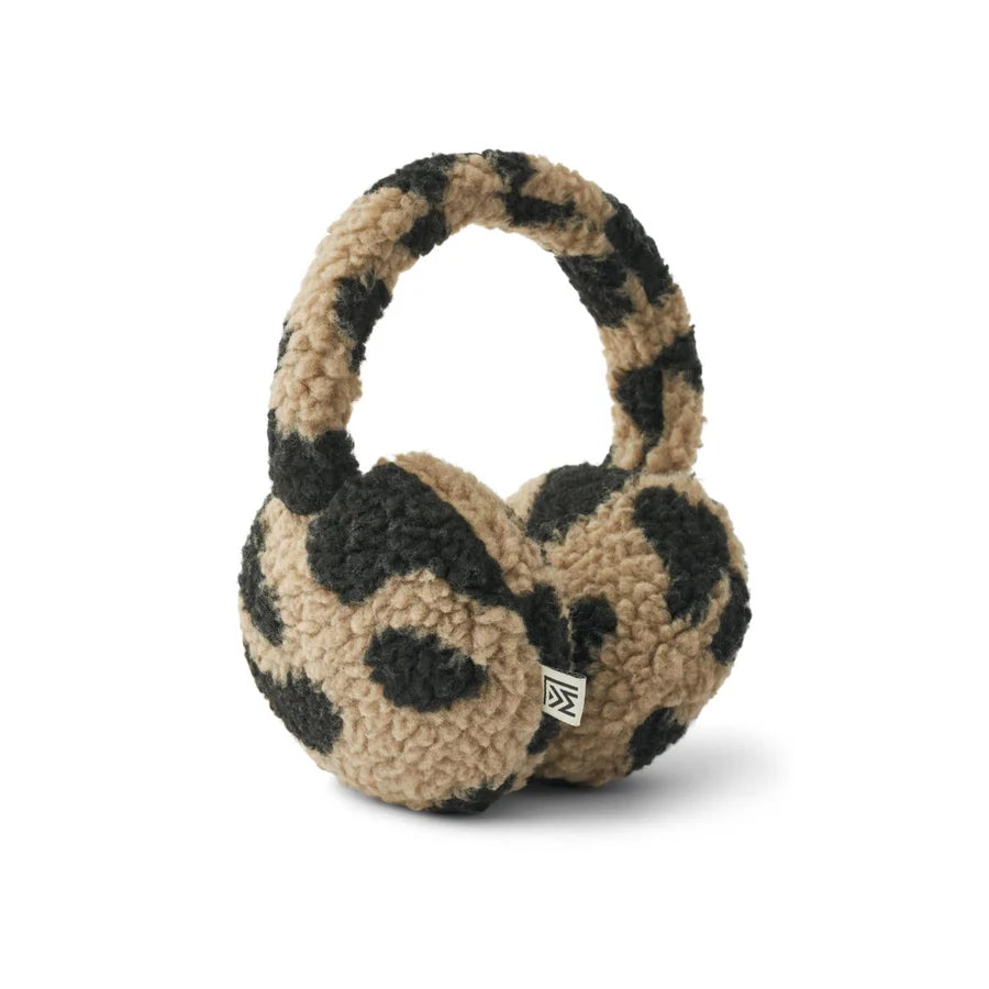 Liewood Albero pile Earwarmers - mega Leo/oat mix