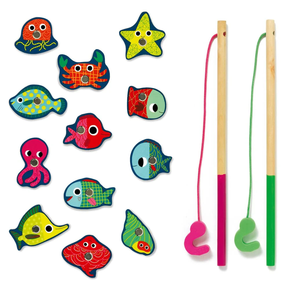 Djeco Magnetic Fishing Colour Game
