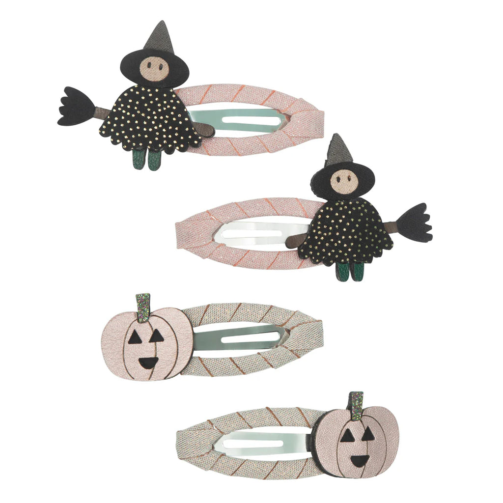 Mimi & Lula Witch & Pumpkin Mini Clips