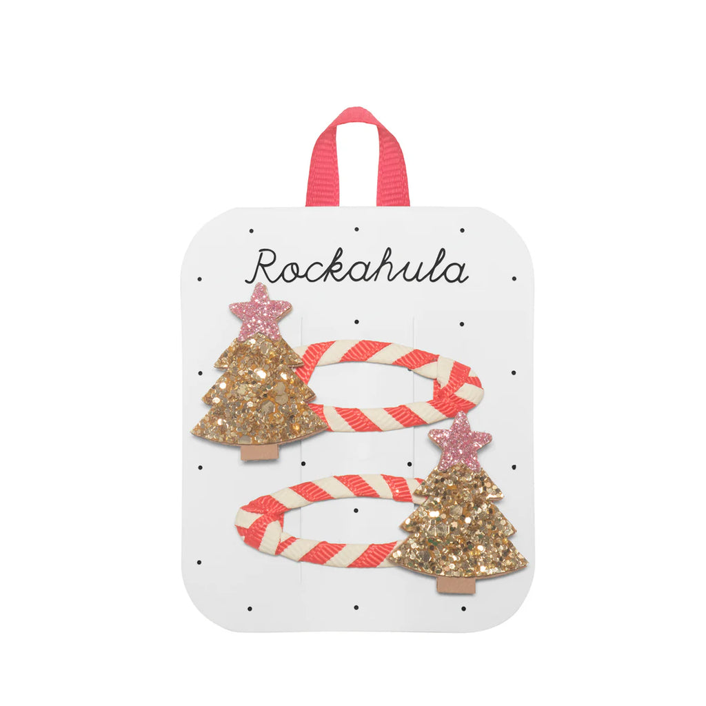 Rockahula Stripy Christmas Tree Clips