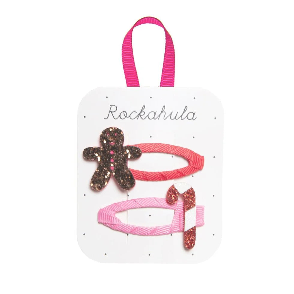 Rockahula Gingerbread And Candy Cane Clips