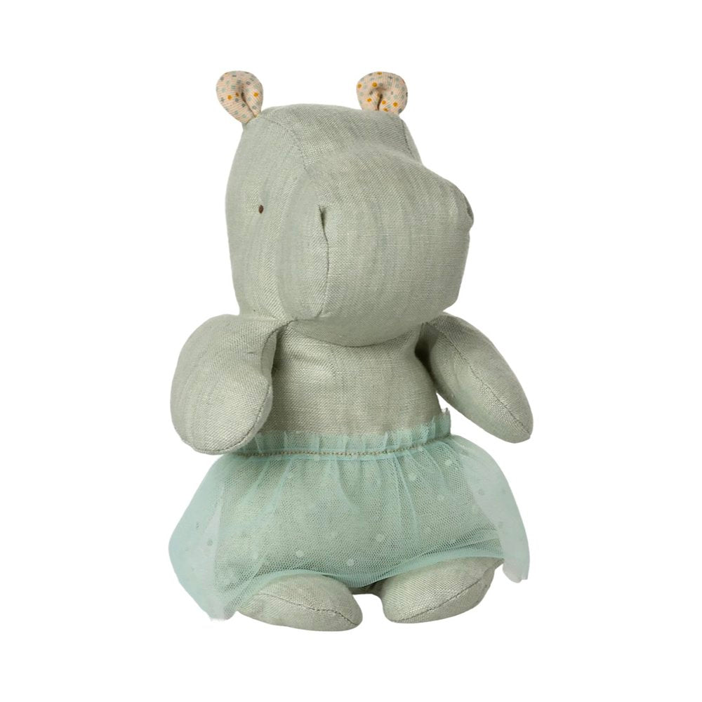 Safari friends, Hippo With Skirt, Small - Mint